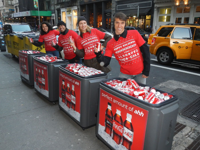 Free product sampling